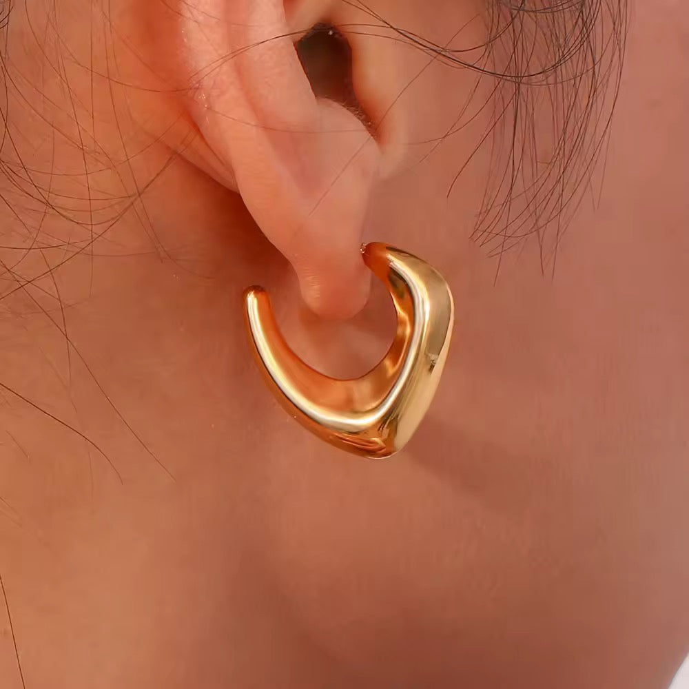 V Shape Earrings