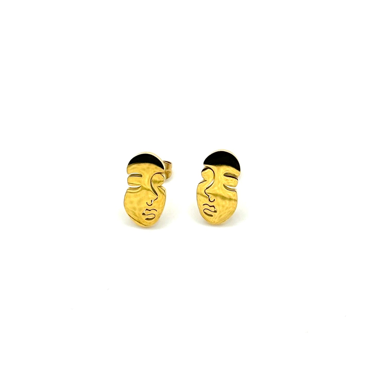 Abstract Face Earring