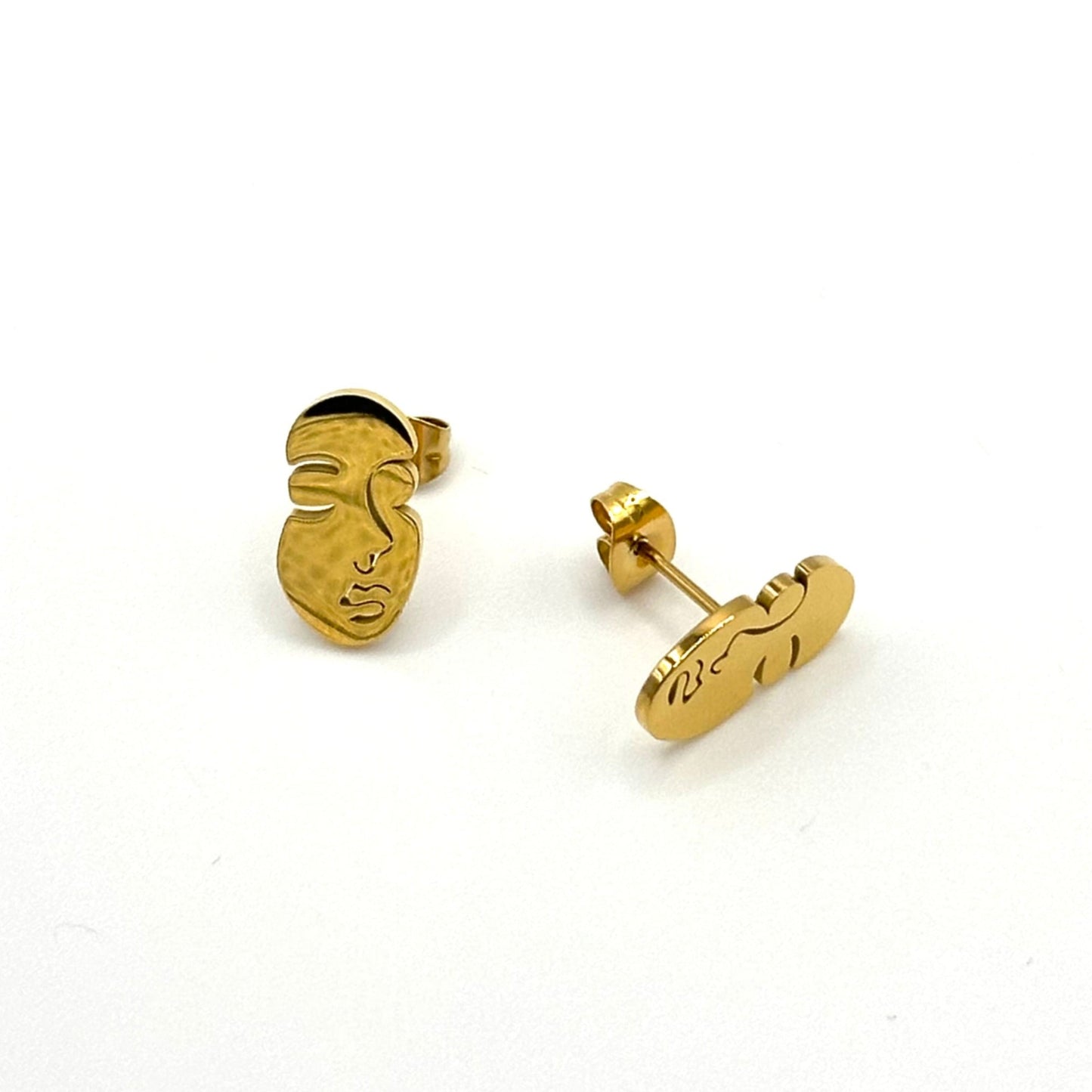 Abstract Face Earring